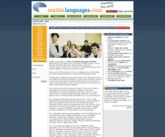 Seattlelanguages.com(Spanish classes Seattle) Screenshot