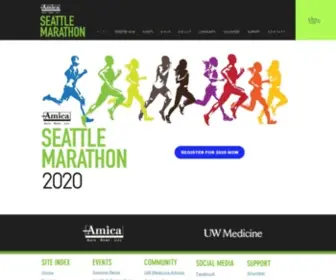 Seattlemarathon.org(H O M E) Screenshot