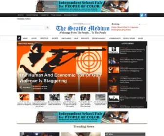Seattlemedium.com(The Seattle Medium) Screenshot