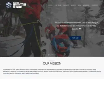 Seattlemountainrescue.org(Seattle Mountain Rescue) Screenshot