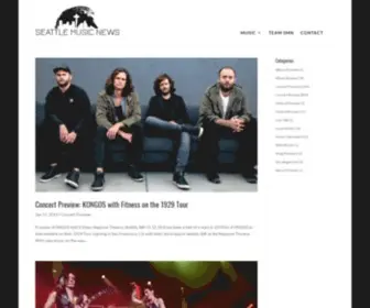 Seattlemusicnews.com(Seattle Music News) Screenshot