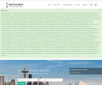 Seattleonly.com(Business directory) Screenshot