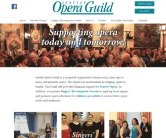 Seattleoperaguild.org(Seattle Opera Guild) Screenshot