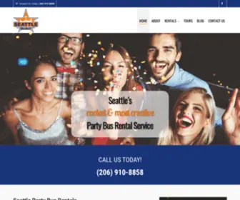 Seattlepartybusrentals.com(Seattle Party Bus Rentals) Screenshot