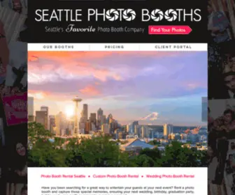 Seattlephotobooths.com(Seattle Photo Booths) Screenshot