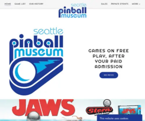 Seattlepinballmuseum.com(Seattlepinballmuseum) Screenshot