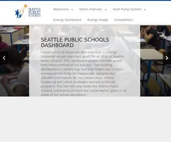 Seattlepublicschools.info(SPS Energy Dashboard) Screenshot