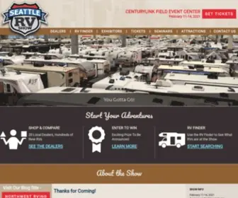 Seattlervshow.com(Seattle RV Show) Screenshot