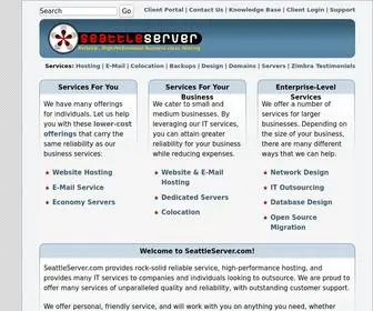Seattleserver.com(Reliable, High Performance, Business-Class Hosting Provider) Screenshot