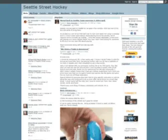Seattlestreethockey.com(Seattle Street Hockey) Screenshot