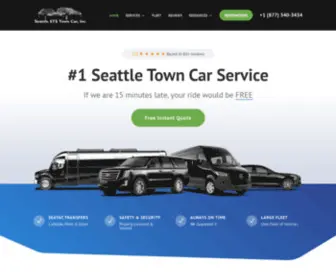 Seattleststowncar.com(Seattle Airport Transportation) Screenshot