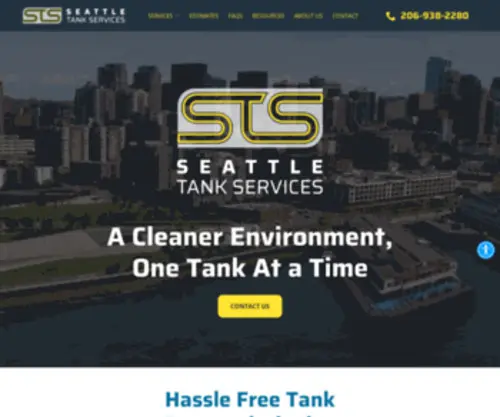 Seattletank.com(Oil tank removal) Screenshot