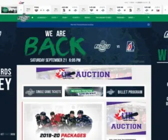 Seattlethunderbirds.com(Official site of the Seattle Thunderbirds) Screenshot
