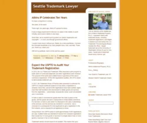 Seattletrademarklawyer.com(Seattletrademarklawyer) Screenshot