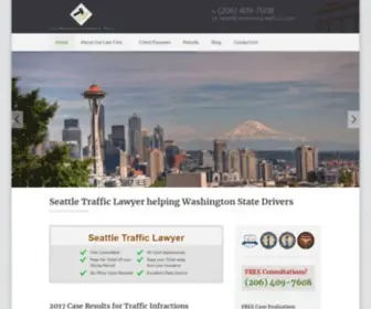 SeattletraffiCDefenselawfirm.com(Seattle Traffic Lawyer) Screenshot