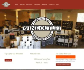 Seattlewineoutlet.com(Seattle Wine Outlet home) Screenshot