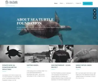 Seaturtlefoundation.org(Turtles For Tomorrow) Screenshot