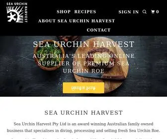 Seaurchinharvest.com.au(Sea Urchin Harvest) Screenshot