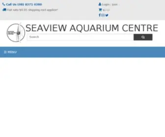 Seaviewaquarium.com.au(Seaview Aquarium Centre Adelaide) Screenshot