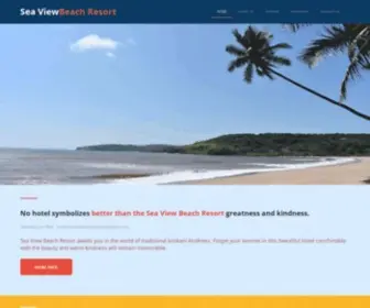 Seaviewbeachresortshrivardhan.com(Hotel Sea View Beach Resort Shrivardhan) Screenshot