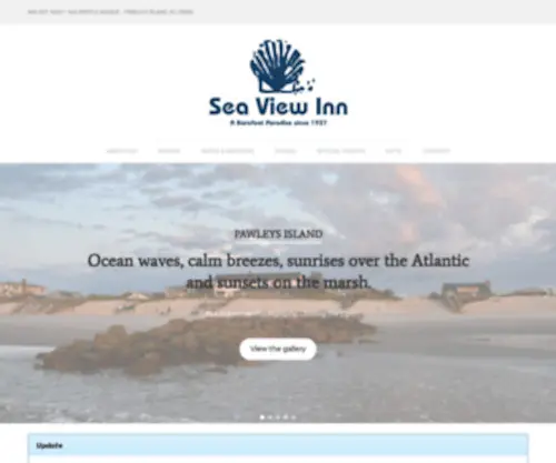 Seaviewinn.com(A Barefoot Paradise in Pawleys Island) Screenshot