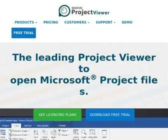 Seavusprojectviewer.com(Microsoft Project Viewer for MPP Files) Screenshot