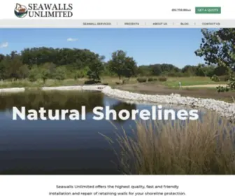 Seawallsunlimited.com(Seawalls Unlimited) Screenshot