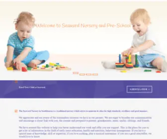 Seawarddaynursery.co.uk(Seaward Nursery) Screenshot