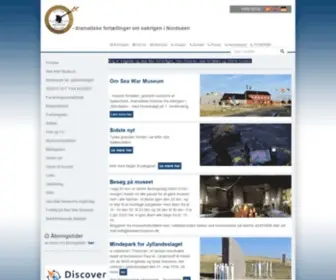 Seawarmuseum.dk(Sea War Museum Jutland) Screenshot