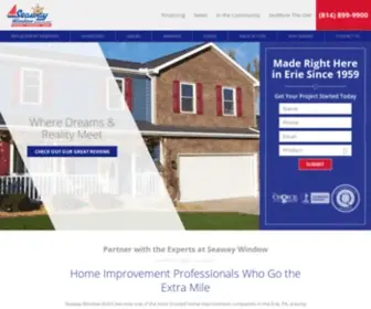 Seawaywindow.com(Replacement Windows Erie PA) Screenshot