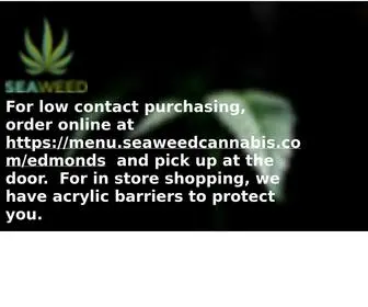 Seaweedcannabis.com(Seaweed Cannabis Company) Screenshot