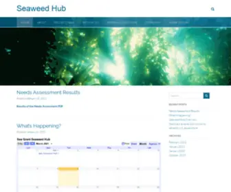 Seaweedhub.org(Seaweed Hub) Screenshot