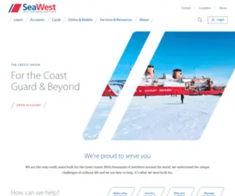 Seawest.coop(SeaWest Coast Guard Federal Credit Union) Screenshot