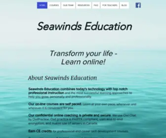 Seawindseducation.com(Seawinds Education for Personal and Professional Growth) Screenshot