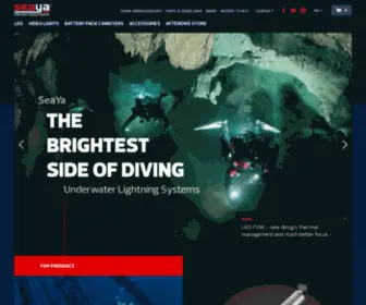 Seaya.com(Underwater Lighting Systems) Screenshot