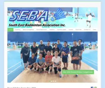 Sebabadminton.com.au(Badminton competition) Screenshot