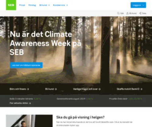 Sebank.se(Bank och försäkring) Screenshot