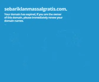 Sebariklanmassalgratis.com(Media Sebar Iklan Baris Massal Gratis) Screenshot