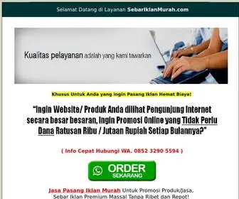 Sebariklanmurah.com(Jasa Sebar Iklan Murah) Screenshot