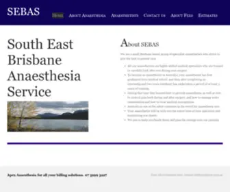 Sebas.com.au(South East Brisbane Anaesthesia Service) Screenshot