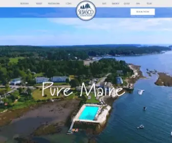 Sebasco.com(Maine Beach Resort) Screenshot