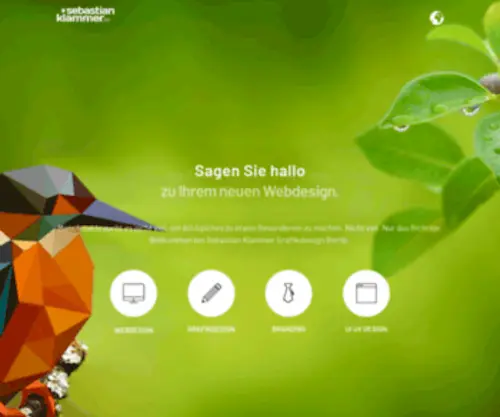 Sebastian-Klammer.de(Webdesign Berlin Logodesign) Screenshot