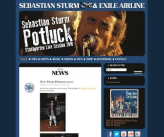 Sebastian-Sturm.com(Sebastian Sturm & Exile Airline) Screenshot