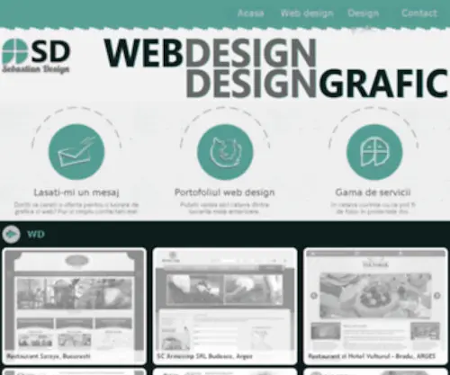 Sebastiand.ro(Web design si Design grafic) Screenshot
