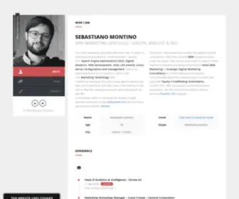 Sebastianomontino.com(Sebastiano Montino) Screenshot