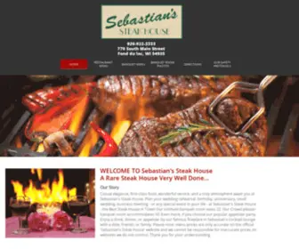 Sebastianssteakhouse.net(Sebastian's Steak House Fond du Lac) Screenshot