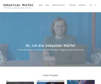 Sebastianwuerfel.com(Sebastian Würfel) Screenshot