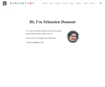 Sebastiendumont.com(Sébastien Dumont) Screenshot