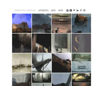 Sebastienlarroude.com(Concept Artist & author) Screenshot