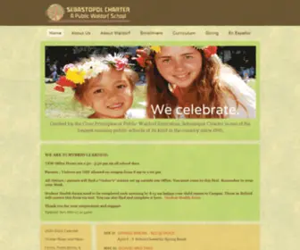 Sebastopolcharter.org(A Public Waldorf School) Screenshot